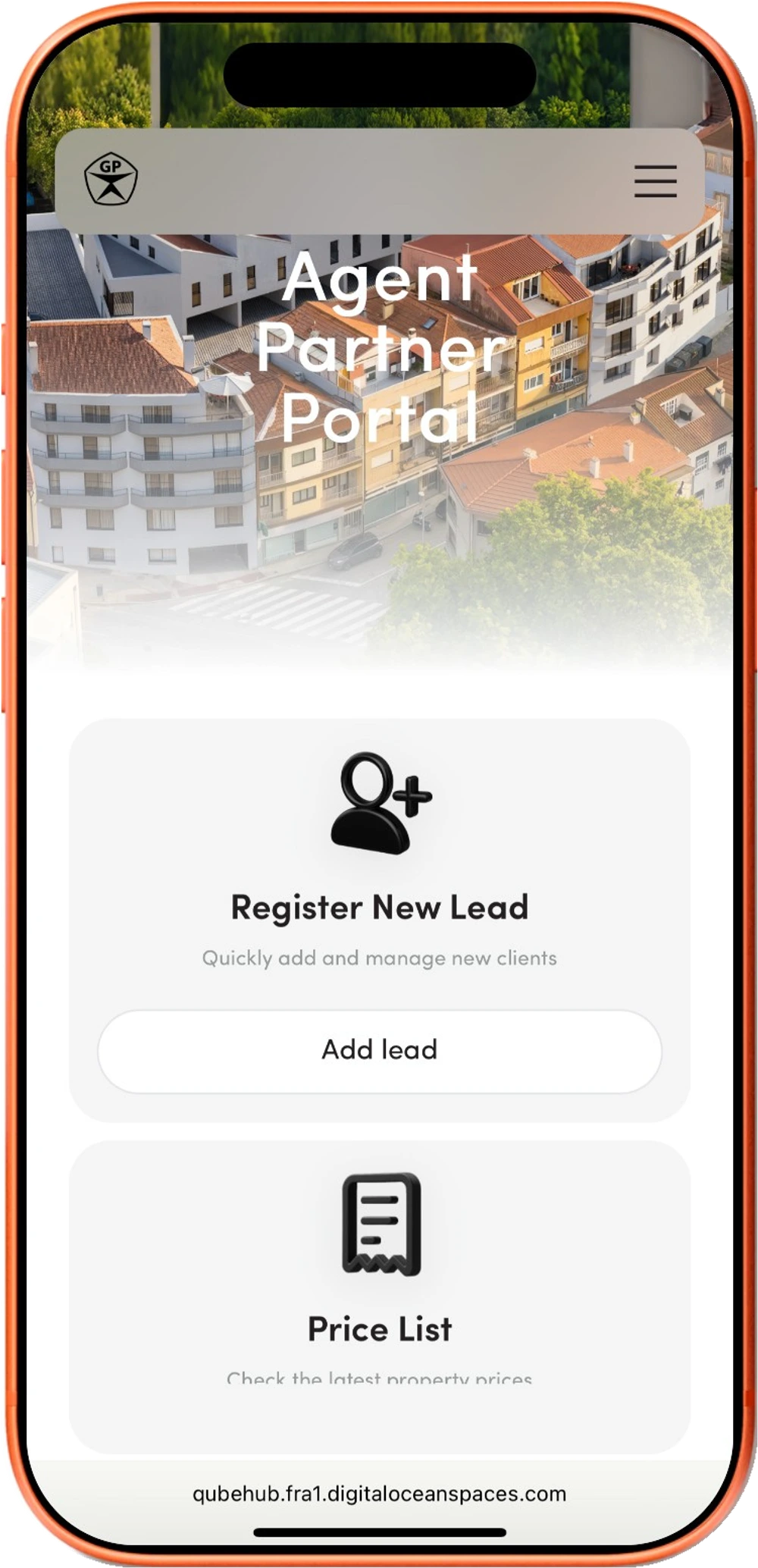 Grand Properties — Agent portal